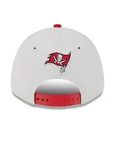 Men's New Era Stone, Red Tampa Bay Buccaneers 2023 Nfl Draft 9FORTY Adjustable Hat