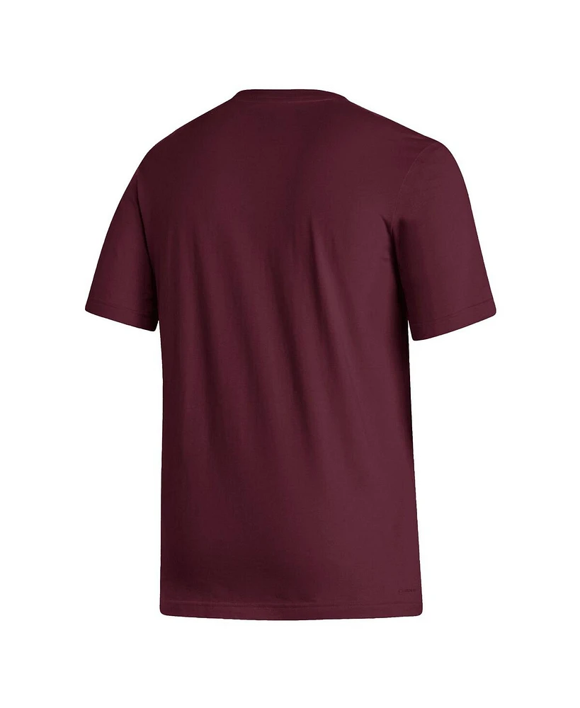 Men's adidas Maroon Arizona State Sun Devils Locker Lines Baseball Fresh T-shirt