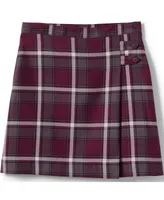 Lands' End School Uniform Girls Plaid A-line Skirt Below the Knee