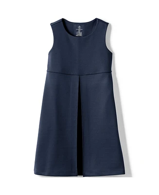 Lands' End Big Girls Ponte Pleat Jumper Top of Knee