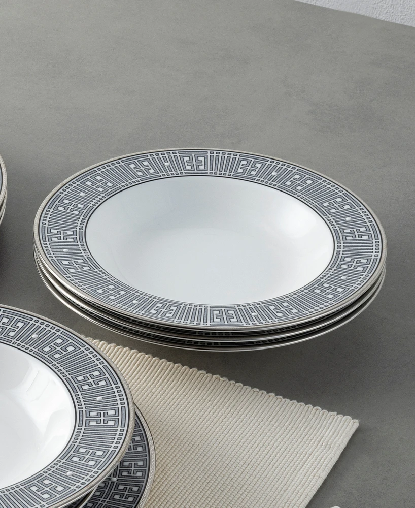 Noritake Infinity Graphite 12 Piece Set, Service for 4