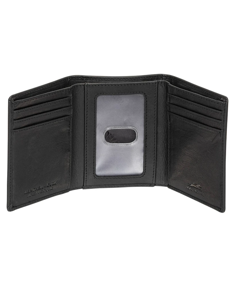 Mancini Men's Buffalo Rfid Secure Trifold Wallet