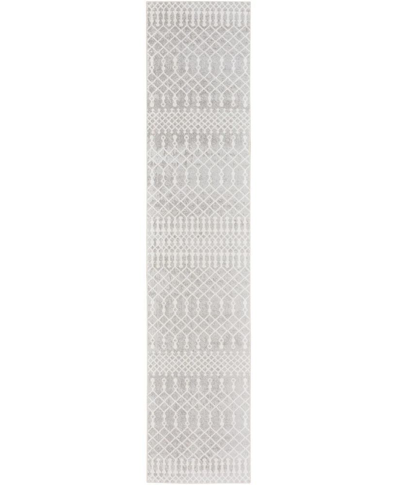 Nourison Home Astra Machine Washable ASW10 2'2" x 8' Runner Area Rug