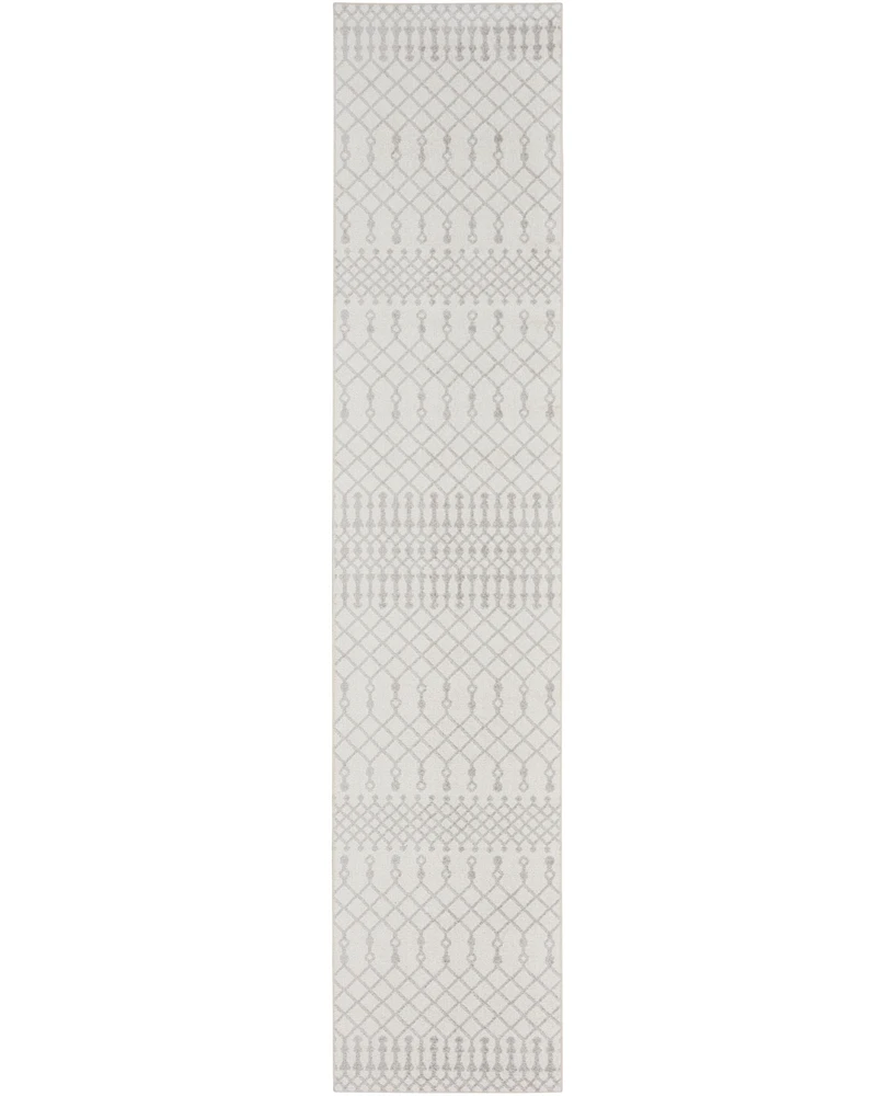 Nourison Home Astra Machine Washable ASW10 2'2" x 8' Runner Area Rug