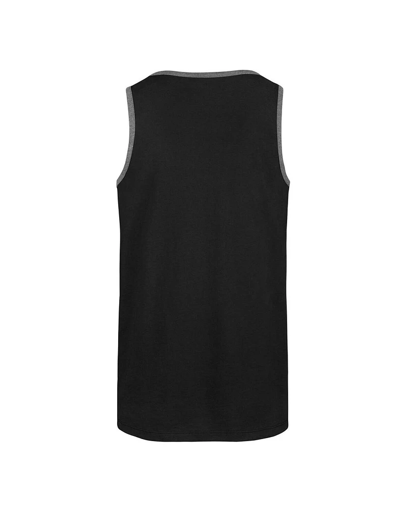 Men's '47 Brand Black Miami Marlins Winger Franklin Tank Top