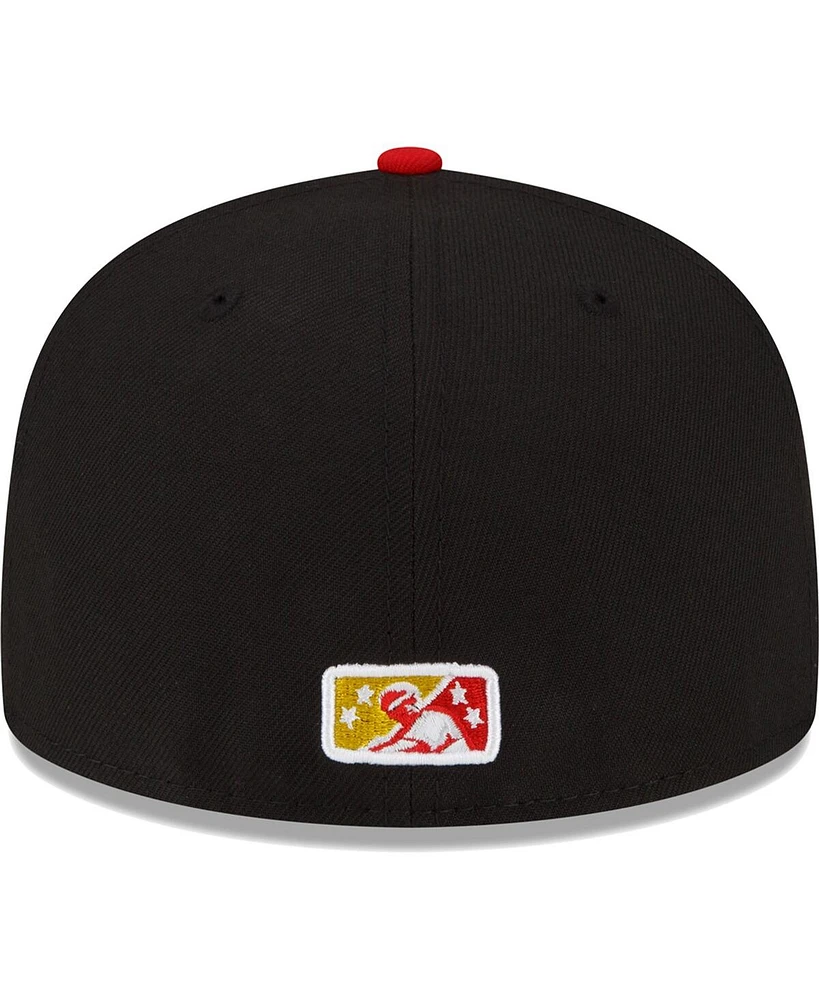 Men's New Era Black Reading Phillies Copa De La Diversion 59FIFTY Fitted Hat