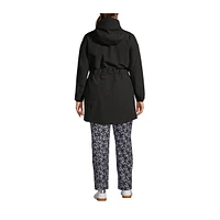 Lands' End Plus Squall Packable Waterproof Raincoat