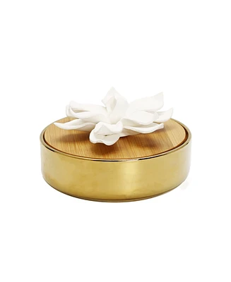 Vivience Hemispheric Shaped Diffuser with Flower, 'Lily of the Valley' Aroma