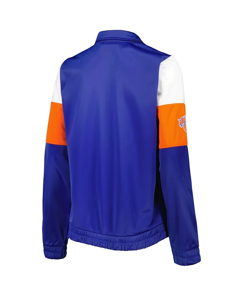 Women's G-iii 4Her by Carl Banks Blue New York Knicks Change Up Full-Zip Track Jacket