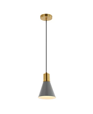 Apollo 6" 1-Light Mid-Century Modern Iron Led Pendant