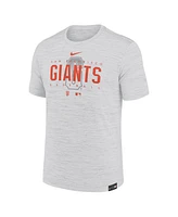 Men's Nike Gray San Francisco Giants City Connect Velocity Practice Performance T-shirt