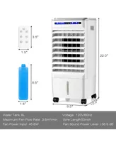 3-in-1 Evaporative Air Cooler Portable Air Cooling Fan w/ Fan & Humidifier