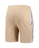 Men's Concepts Sport Tan Philadelphia 76ers Team Stripe Shorts