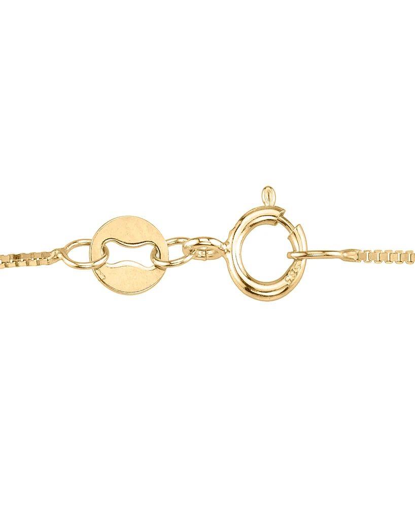 Diamond Solitaire Omega 18" Pendant Necklace (1/5 ct. t.w.) in 14k Gold