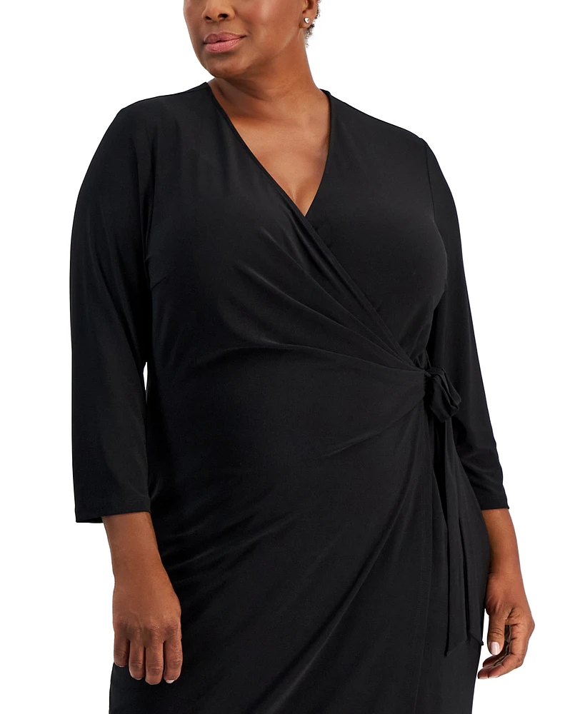 Anne Klein Plus Classic Wrap Dress