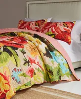 Greenland Home Fashions Senna Floral Boho 3 Piece Quilt Set