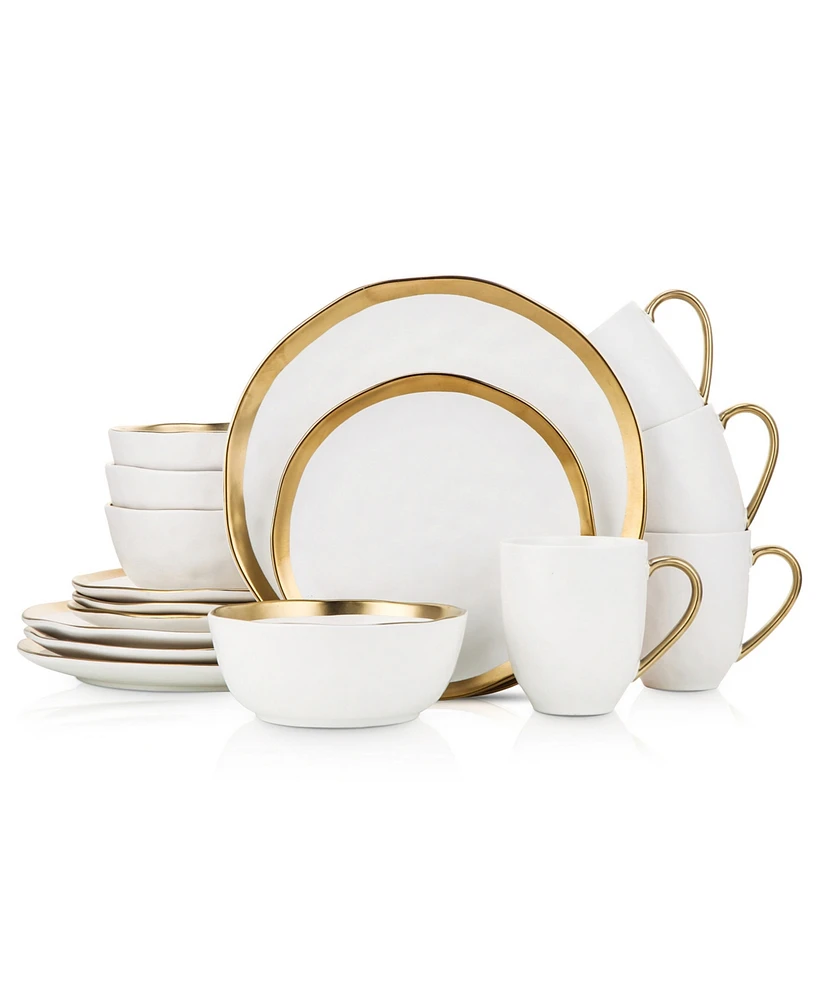 Stone Lain Florian 16 Pc. Dinnerware Set, Service For 4