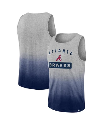 Men's Fanatics Gray, Navy Atlanta Braves Our Year Tank Top
