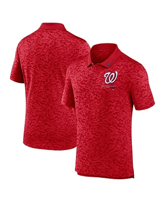 Men's Nike Red Washington Nationals Next Level Performance Polo Shirt