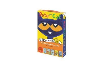 Pete the Cat- Big Reading Adventures- 5 Far-Out Books in 1 Box by James Dean