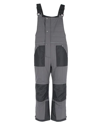 RefrigiWear Men's ChillShield Insulated Bib Overalls - Lightweight, Water-Repellent, Durable Workwear for Cold Weather
