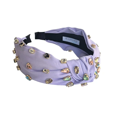 Women's Traditional Knot Headband - Purple Gem