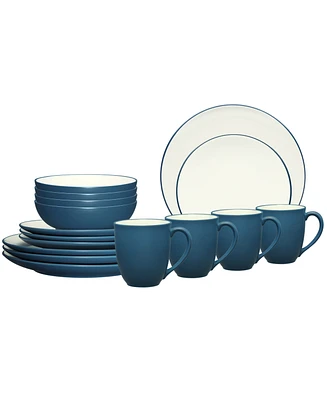 Noritake Colorwave Coupe 16 Pc. Dinnerware Set, Service for 4