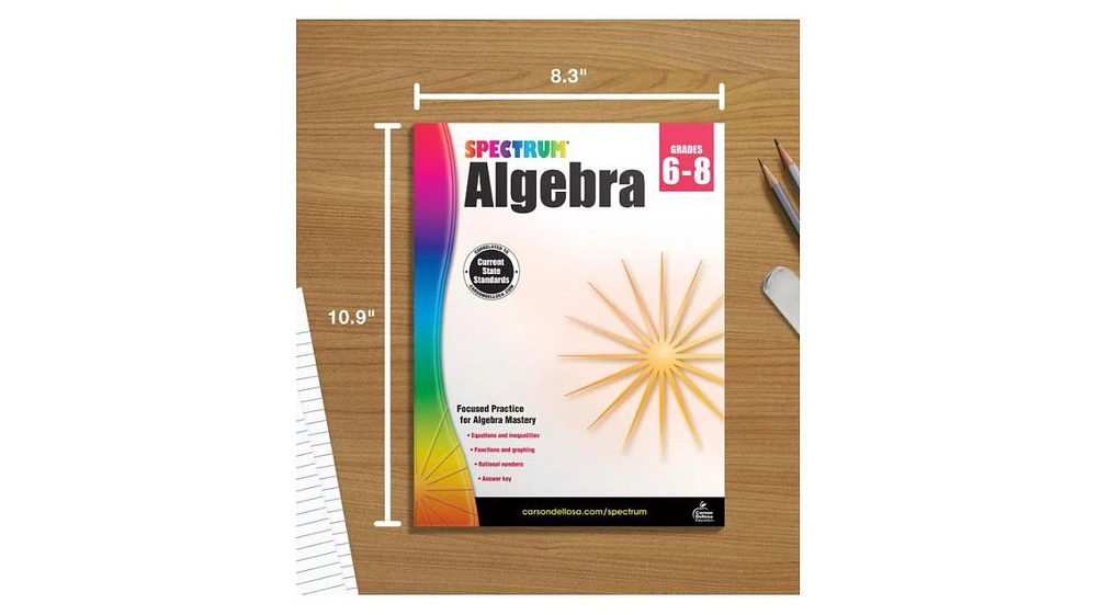 Spectrum Algebra, Grades 6-8 by Spectrum Compiler
