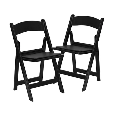 Folding Chair - Resin– 2 Pack 800Lb Weight Capacity Event