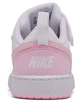 Nike Toddler Girls Court Borough Low Recraft Adjustable Strap Casual Sneakers from Finish Line