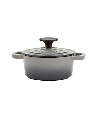 Smith and Clark Cast Iron 1 Quart Enamel Dutch Oven