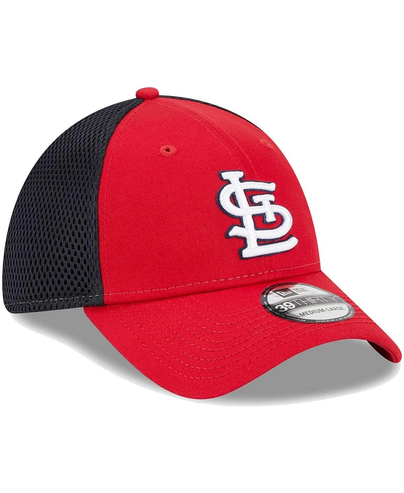 Men's New Era Red St. Louis Cardinals Team Neo 39THIRTY Flex Hat
