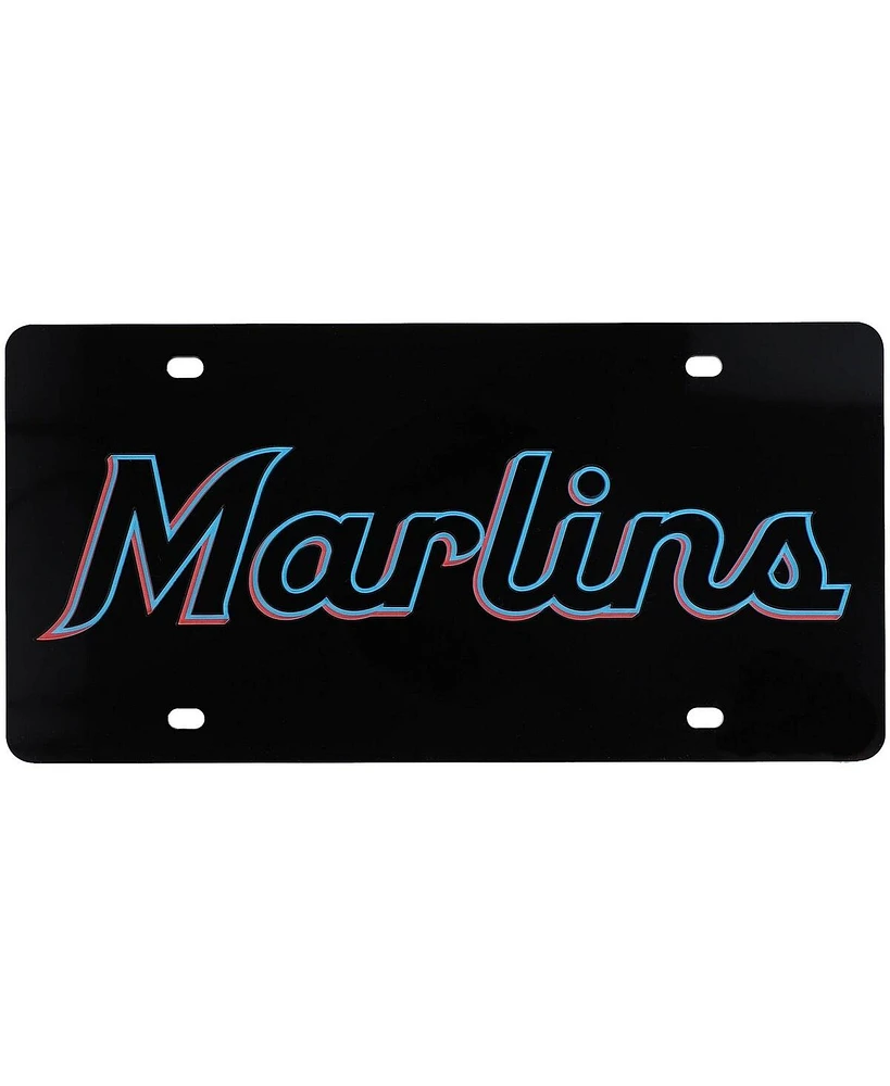 Wincraft Miami Marlins Crystal Mirror License Plate