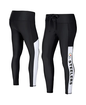 Women's Wear by Erin Andrews Black Pittsburgh Steelers Leggings