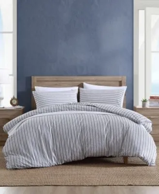 Nautica Coleridge Stripe Cotton Reversible Duvet Covers