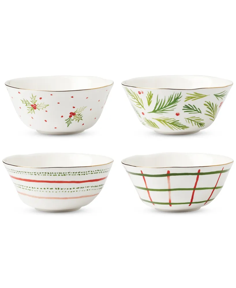 Lenox Bayberry All-Purpose Porcelain Bowls, Set of 4