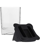 West Virginia Mountaineers 10 Oz Ice Wedge Glass