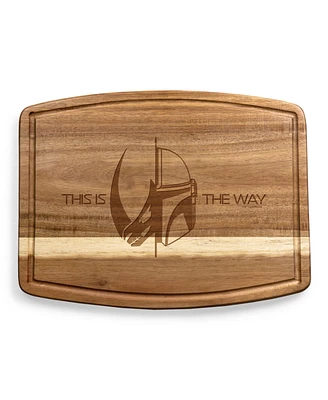 The Mandalorian Ovale Acacia Cutting Board