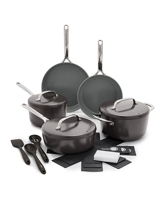 GreenPan GP5 Hard Anodized Healthy Ceramic Nonstick 15-Piece Set