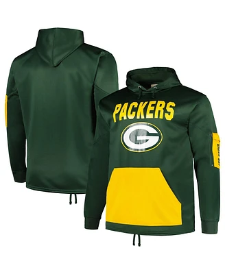 Men's Fanatics Green Green Bay Packers Big and Tall Pullover Hoodie