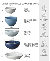 Denby Studio Blue Pebble Ramen/Large Noodle Bowl