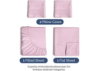 Piece Deep Pocket Microfiber (Muted, Vibrant, Heathered) Sheet Set