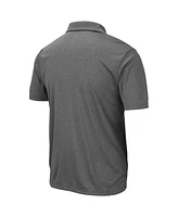 Men's Colosseum Heathered Charcoal Illinois Fighting Illini Smithers Polo Shirt