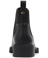 Coach Women's Lenora Pull On Lug Sole Chelsea Booties