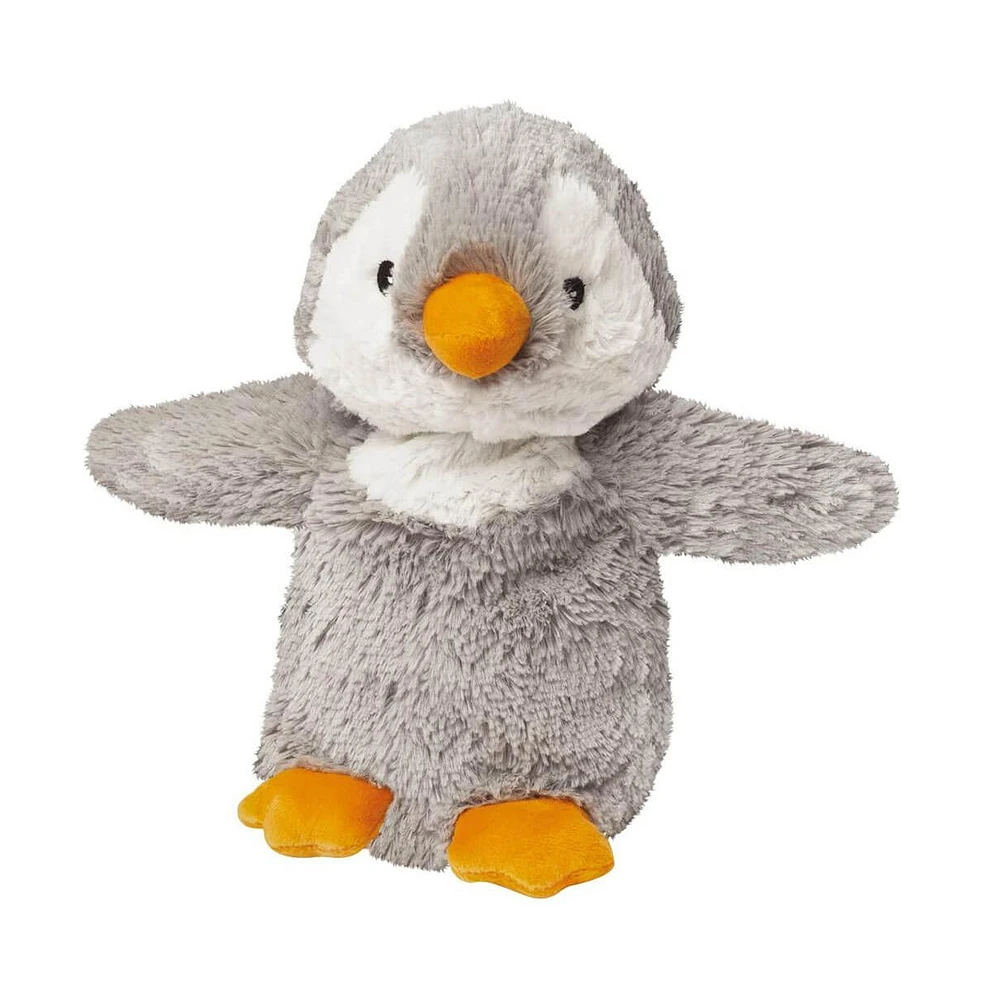 Warmies Microwavable French Lavender Scented Plush Gray Penguin