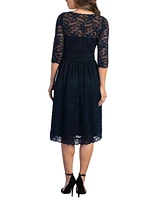 Kiyonna Women's Luna Lace Cocktail Midi Dress