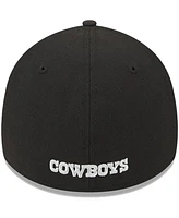 Men's New Era Black Dallas Cowboys Retro Joe Main 39THIRTY Flex Hat