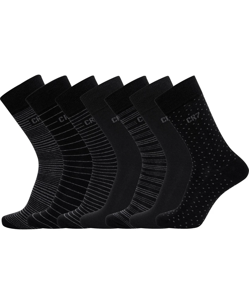 CR7 Men's Fashion Socks, Pack of 7