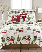 Levtex Tatum Pines Holiday Reversible 3-Pc. Quilt Set, Full/Queen
