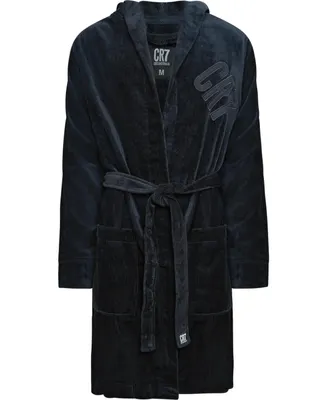 CR7 Men's Modern Cut Cotton Bathrobe
